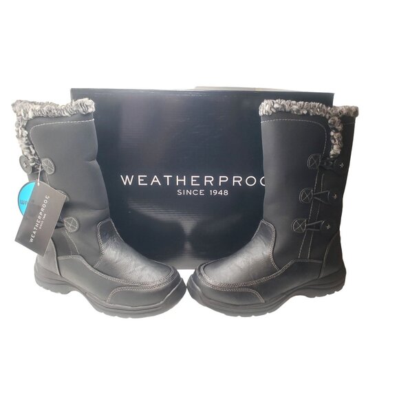Weatherproof Women's Cold Zipper Delta Closure All-Weather Winter Boots size 7M - Picture 1 of 11